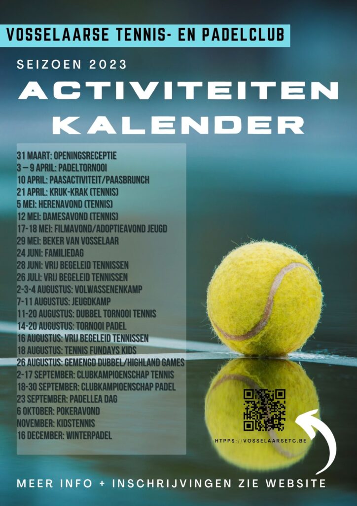 Blue Modern Tennis Sport Magazine Cover